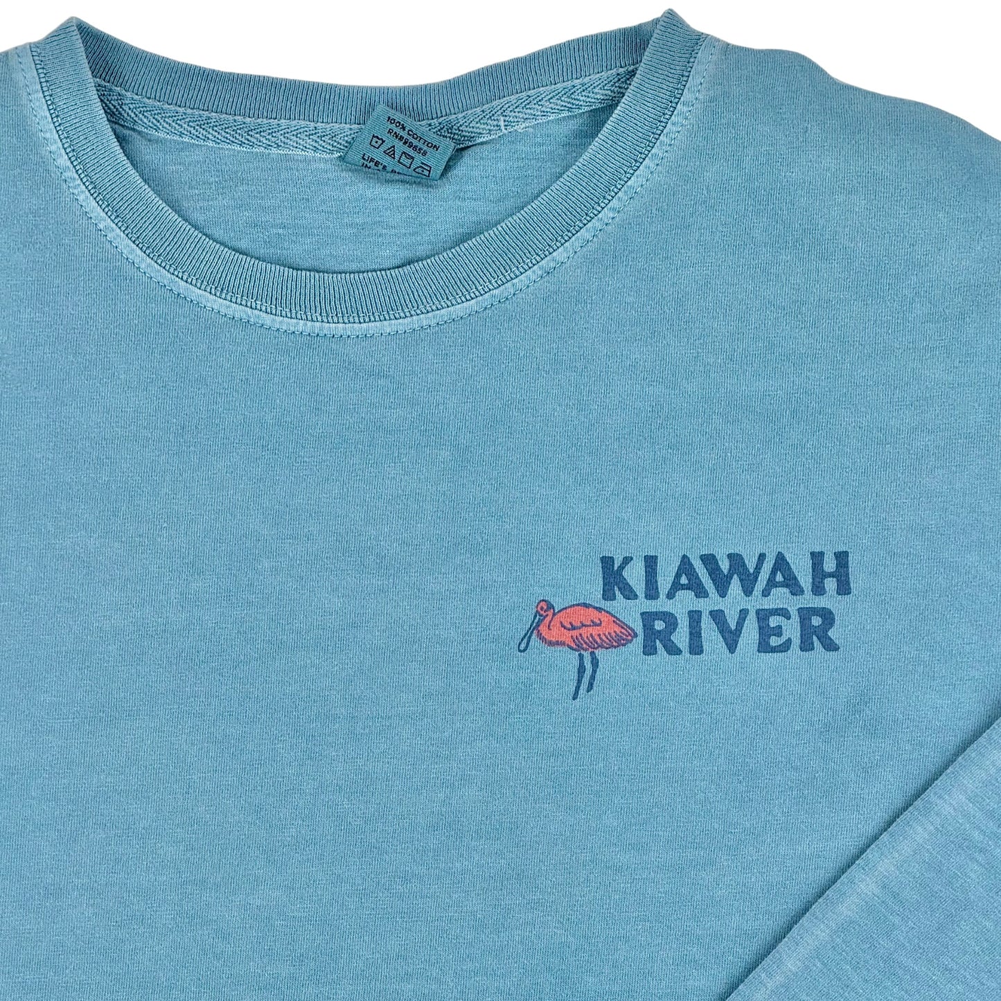Free as a Bird Long Sleeve T-Shirt - Denim