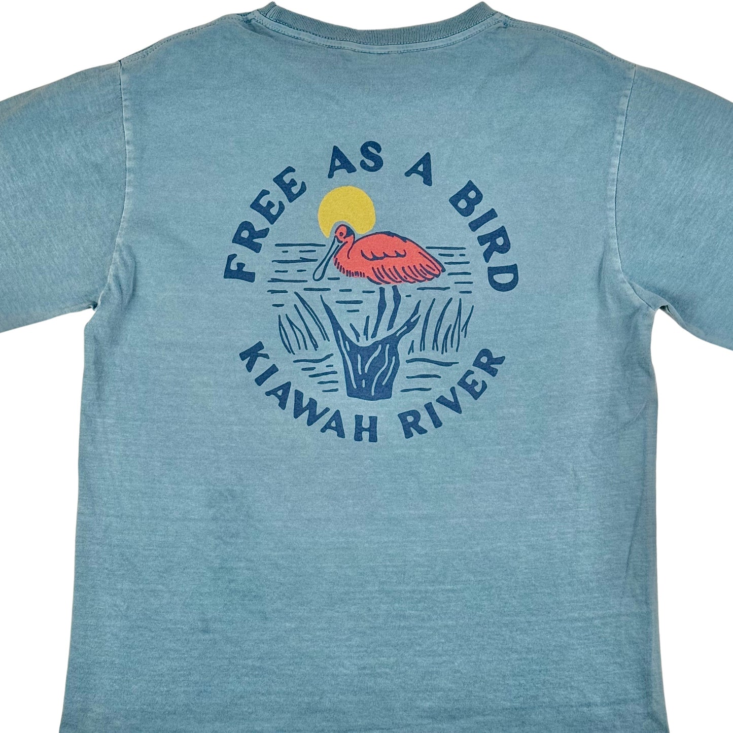 Free as a Bird Long Sleeve T-Shirt - Denim