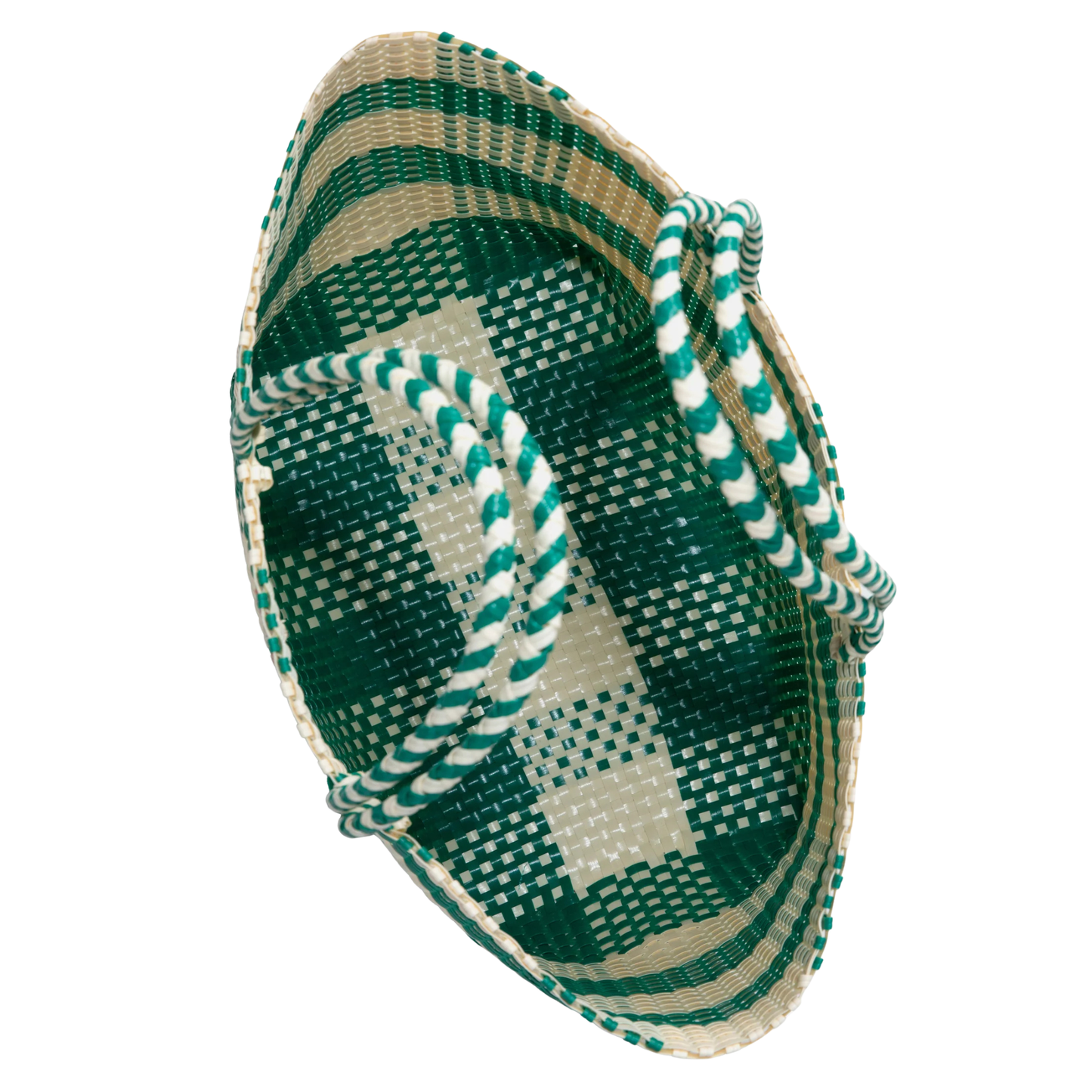 Woven Tote Bag - Green