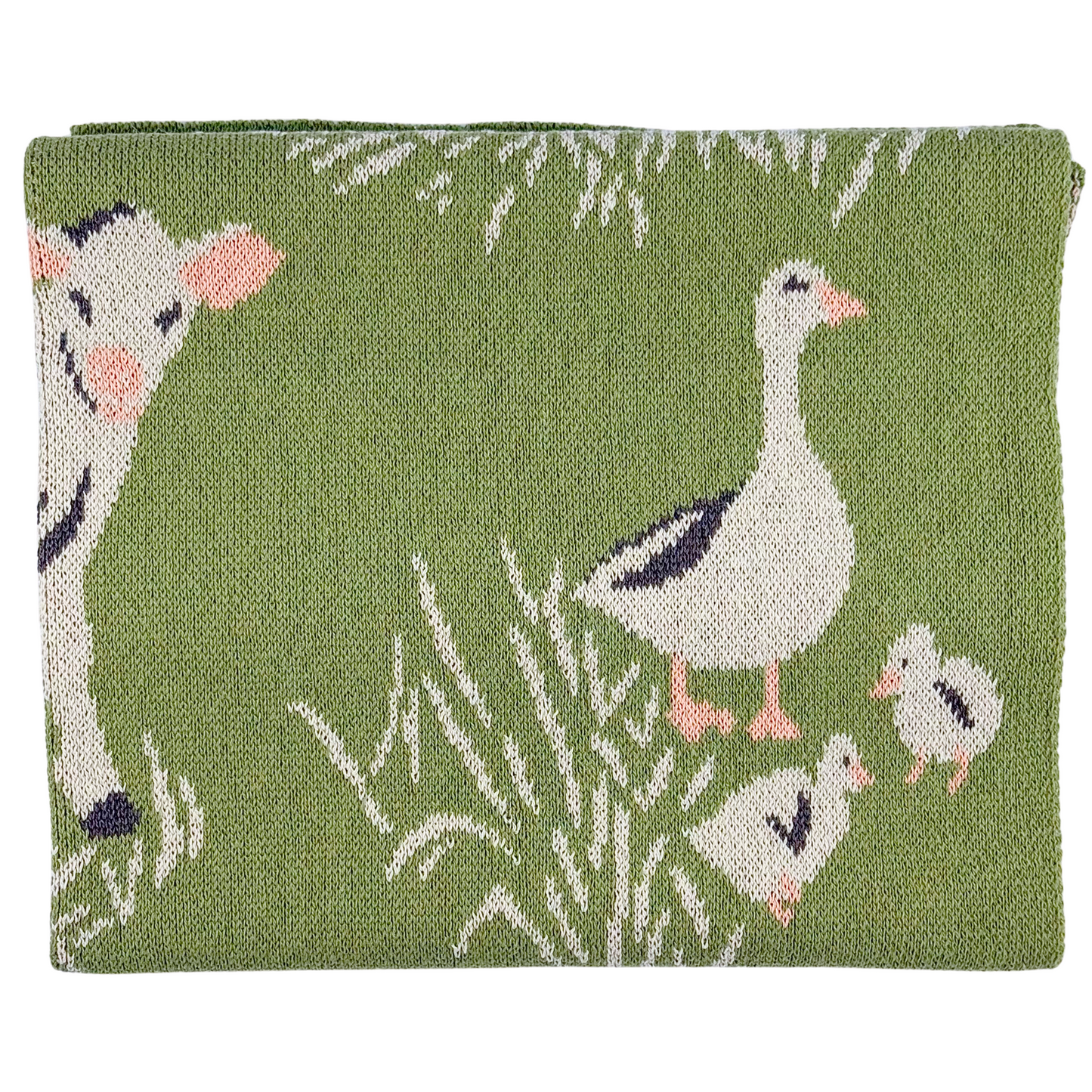 Baby Blanket in Farm Green
