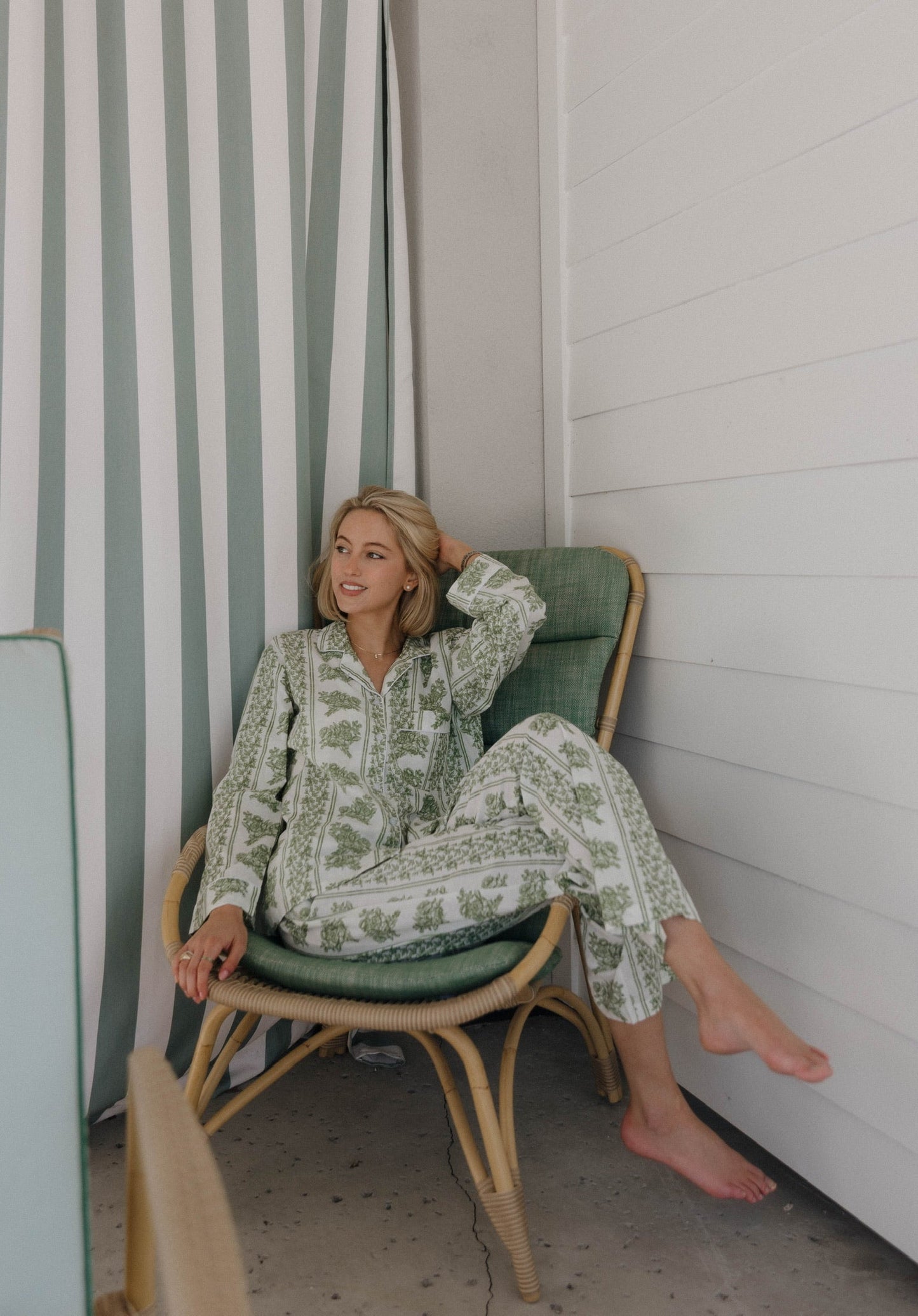 Cozy Pajama Set - Garden Green