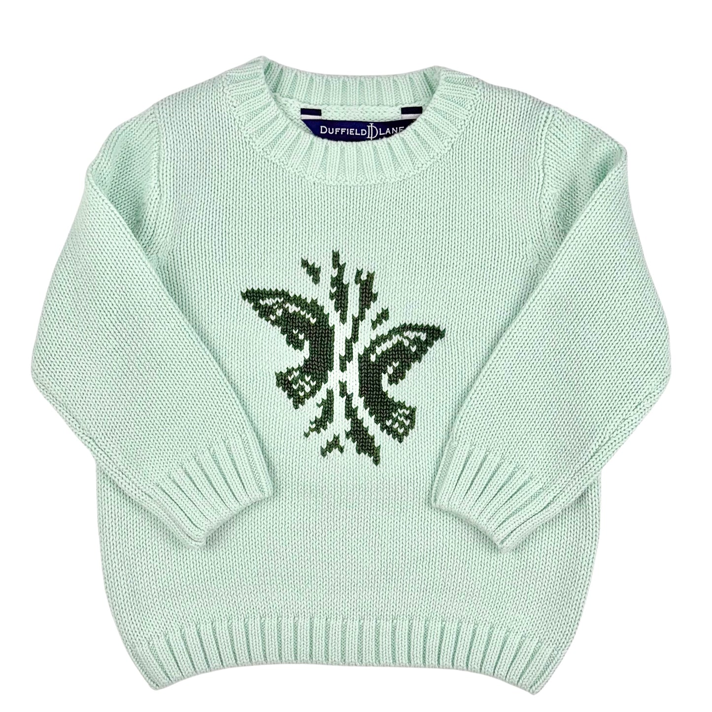 Children's Kiawah River Cotton Sweater - Sky