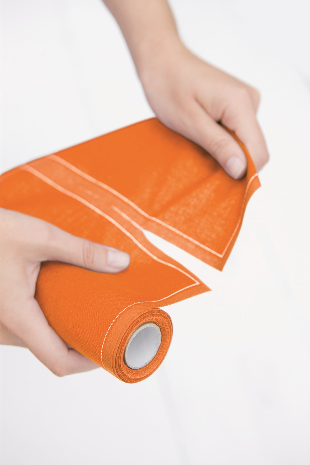 Orange Disposable Cocktail Napkins