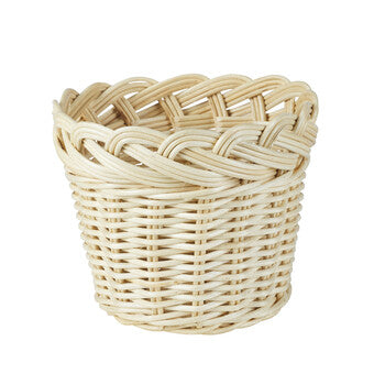 Braided Wicker Planter