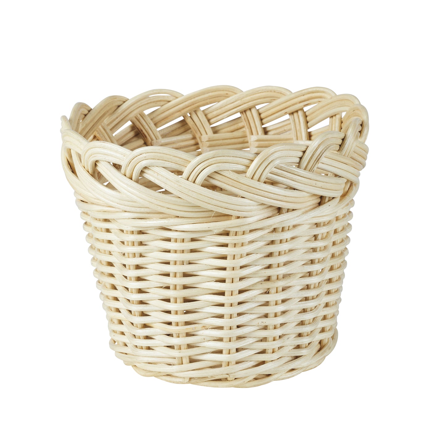 Braided Wicker Planter