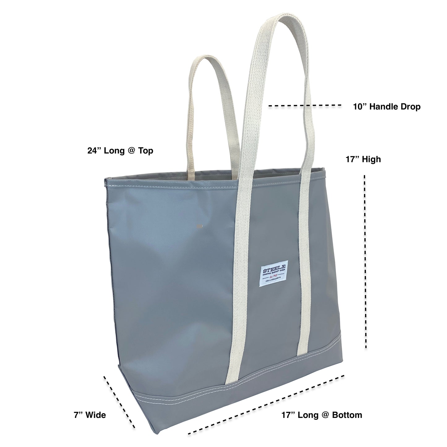Grey Steeletex Beach Tote