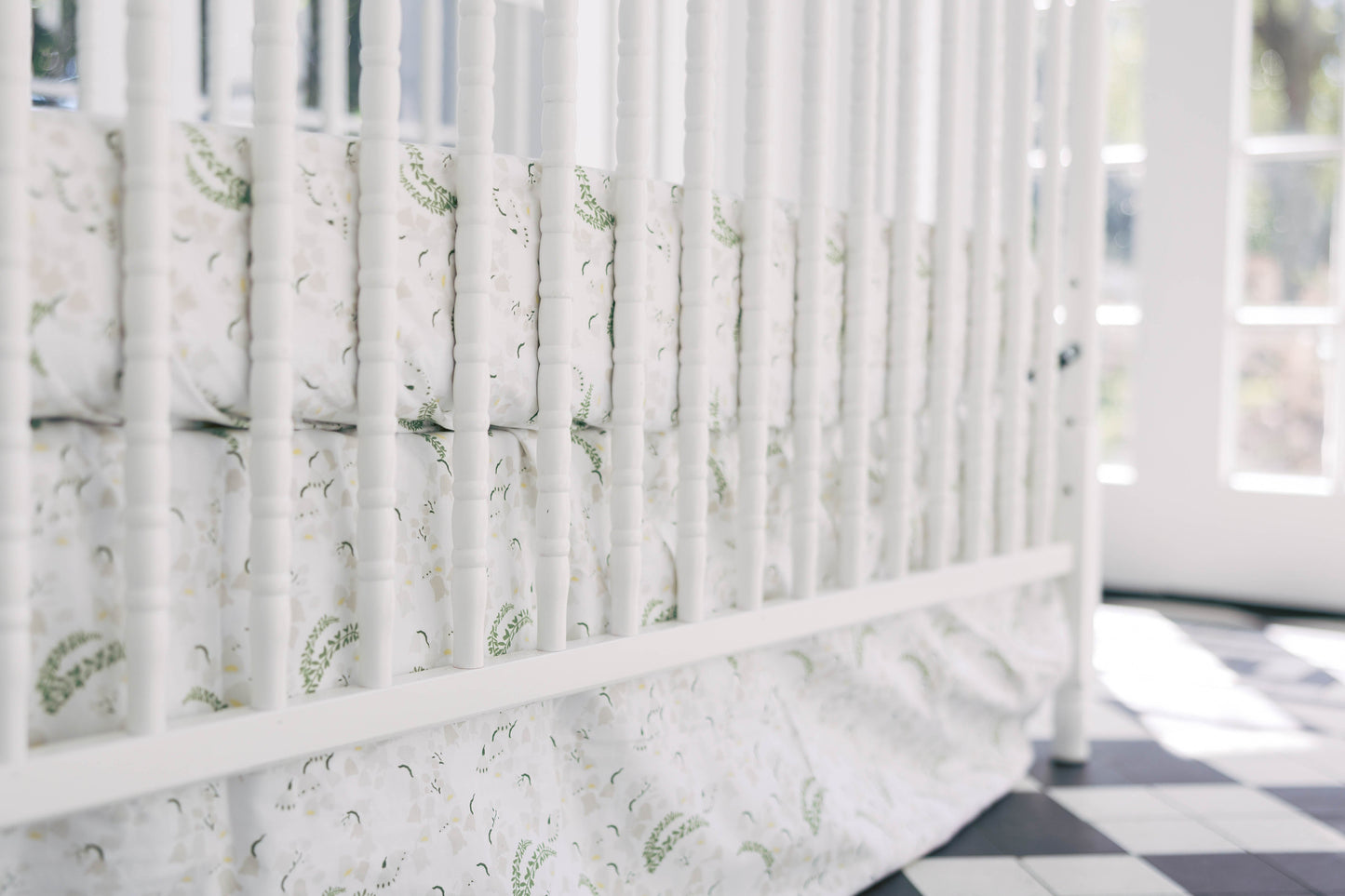 Lily of the Valley Crib Sheet