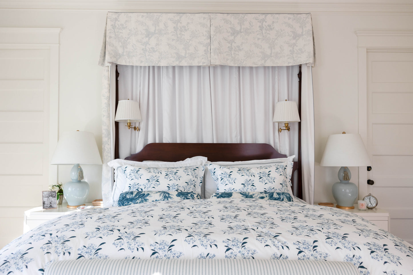 Lilac in Blue Duvet Cover