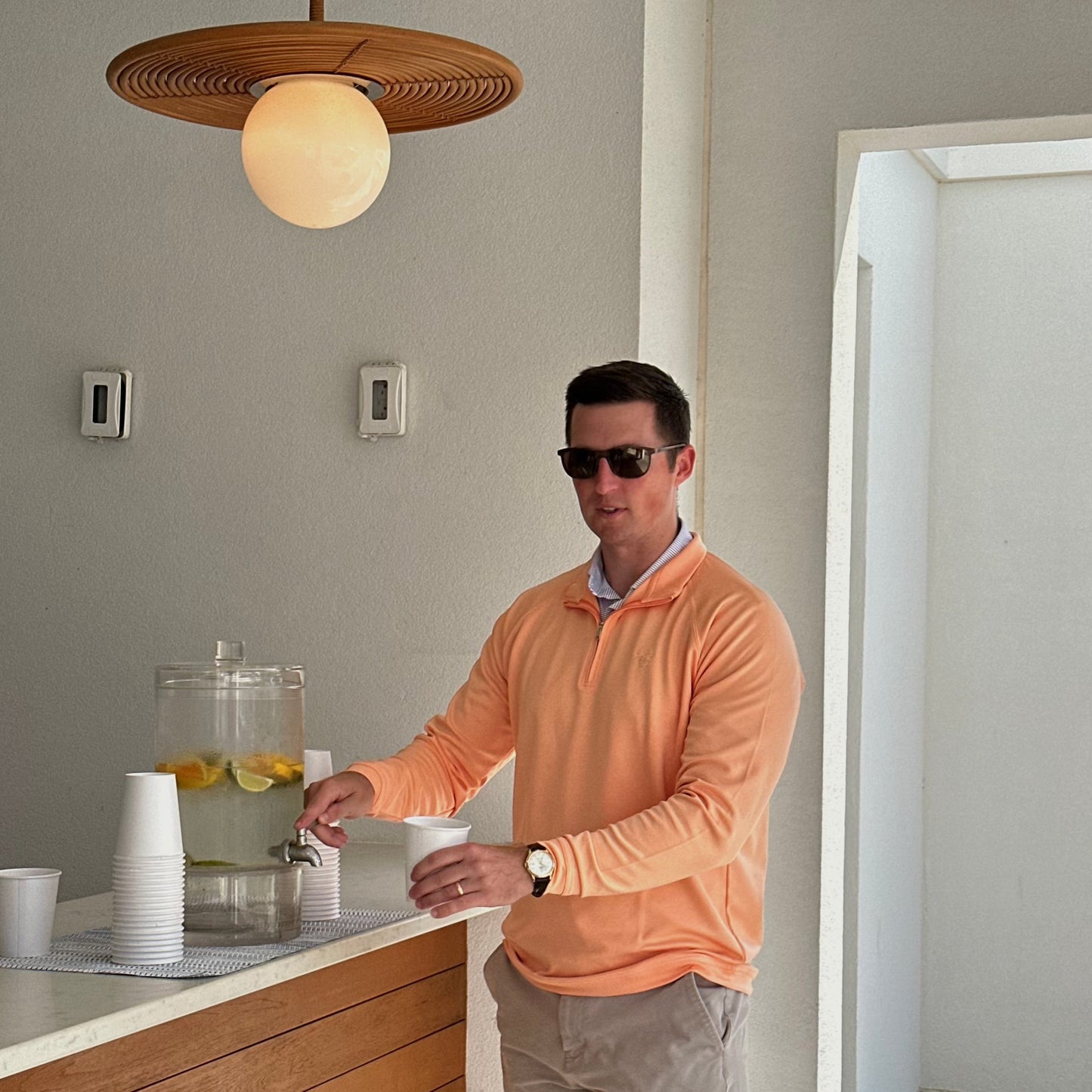 Sullivans Quarter Zip - Citrus
