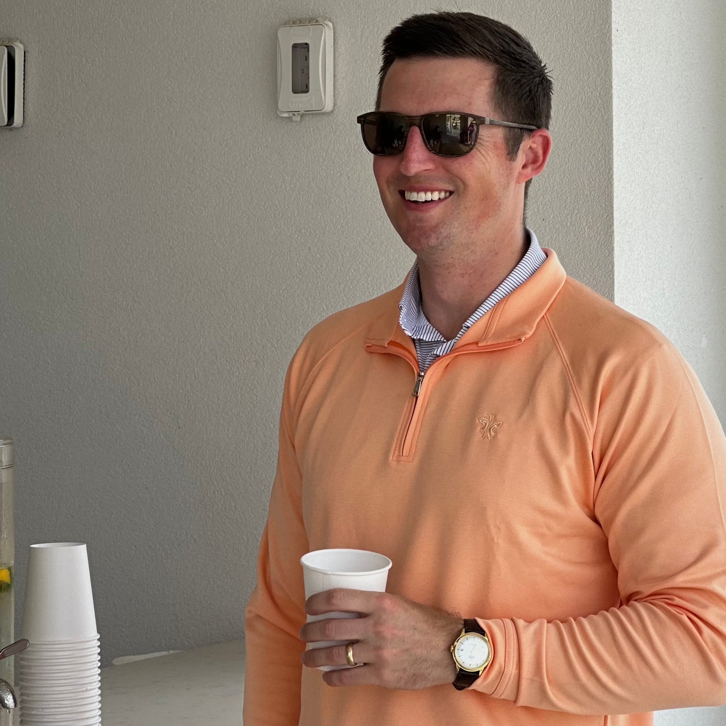 Sullivans Quarter Zip - Citrus