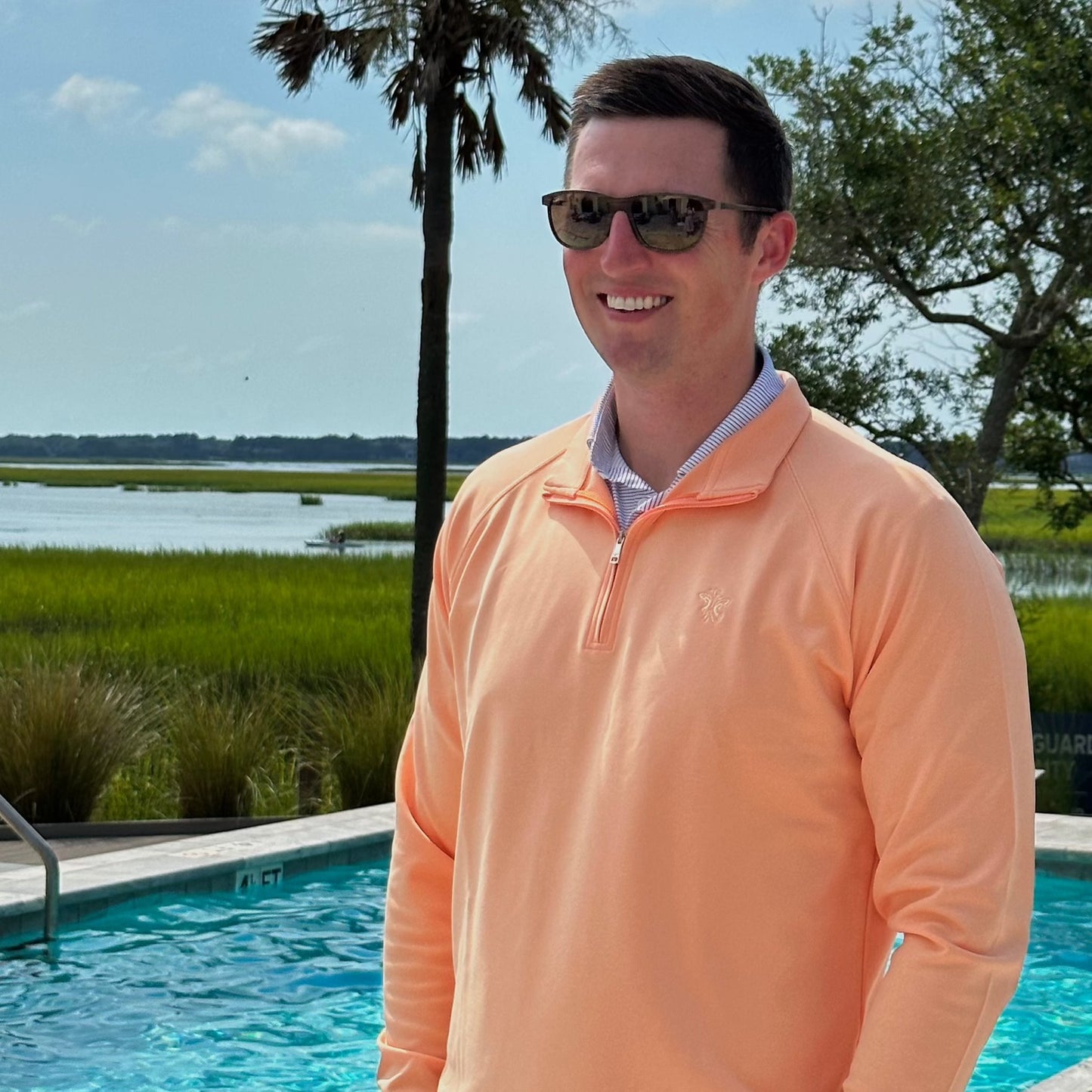 Sullivans Quarter Zip - Citrus