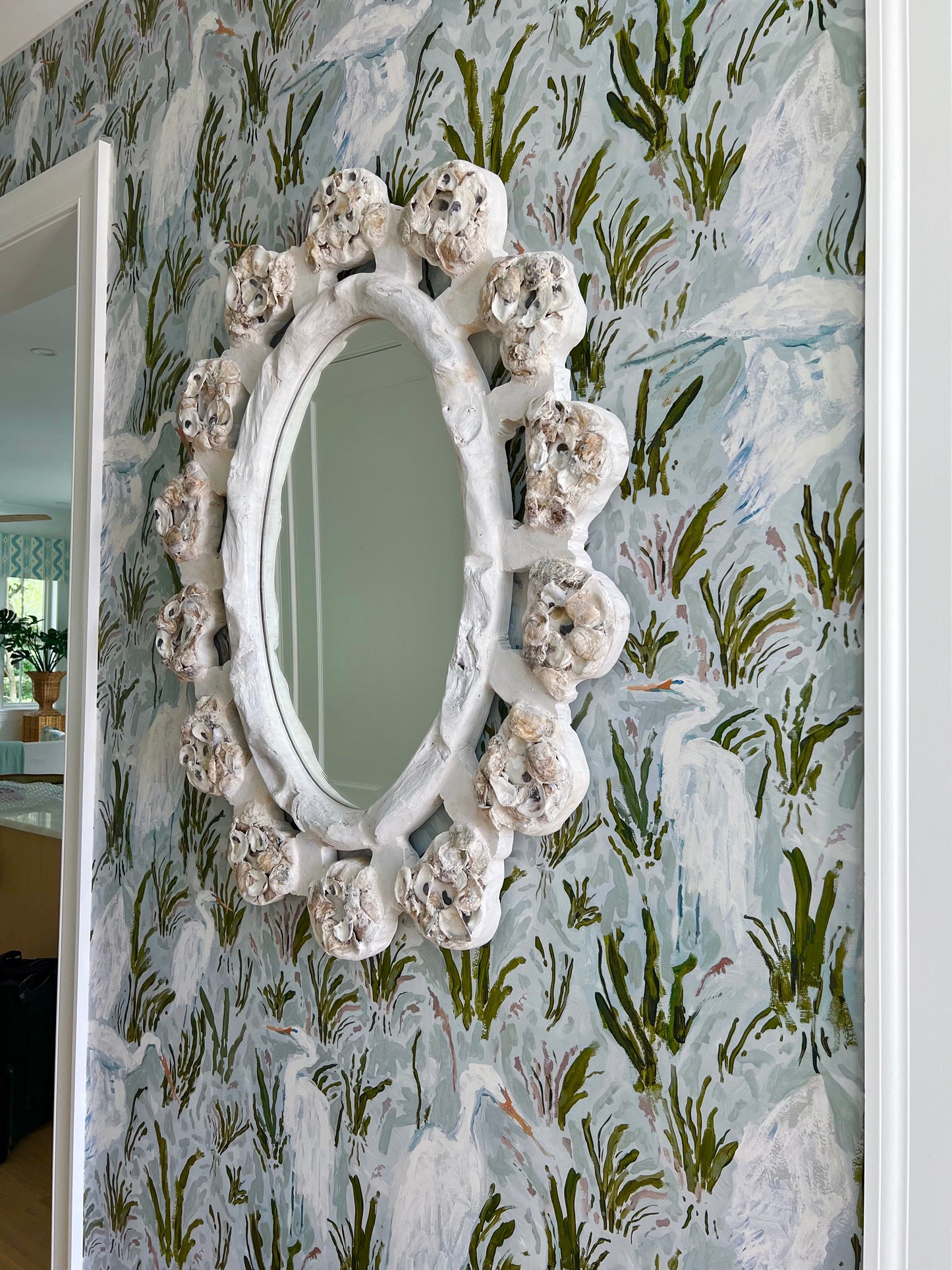 Carolina in French Garden Wallpaper