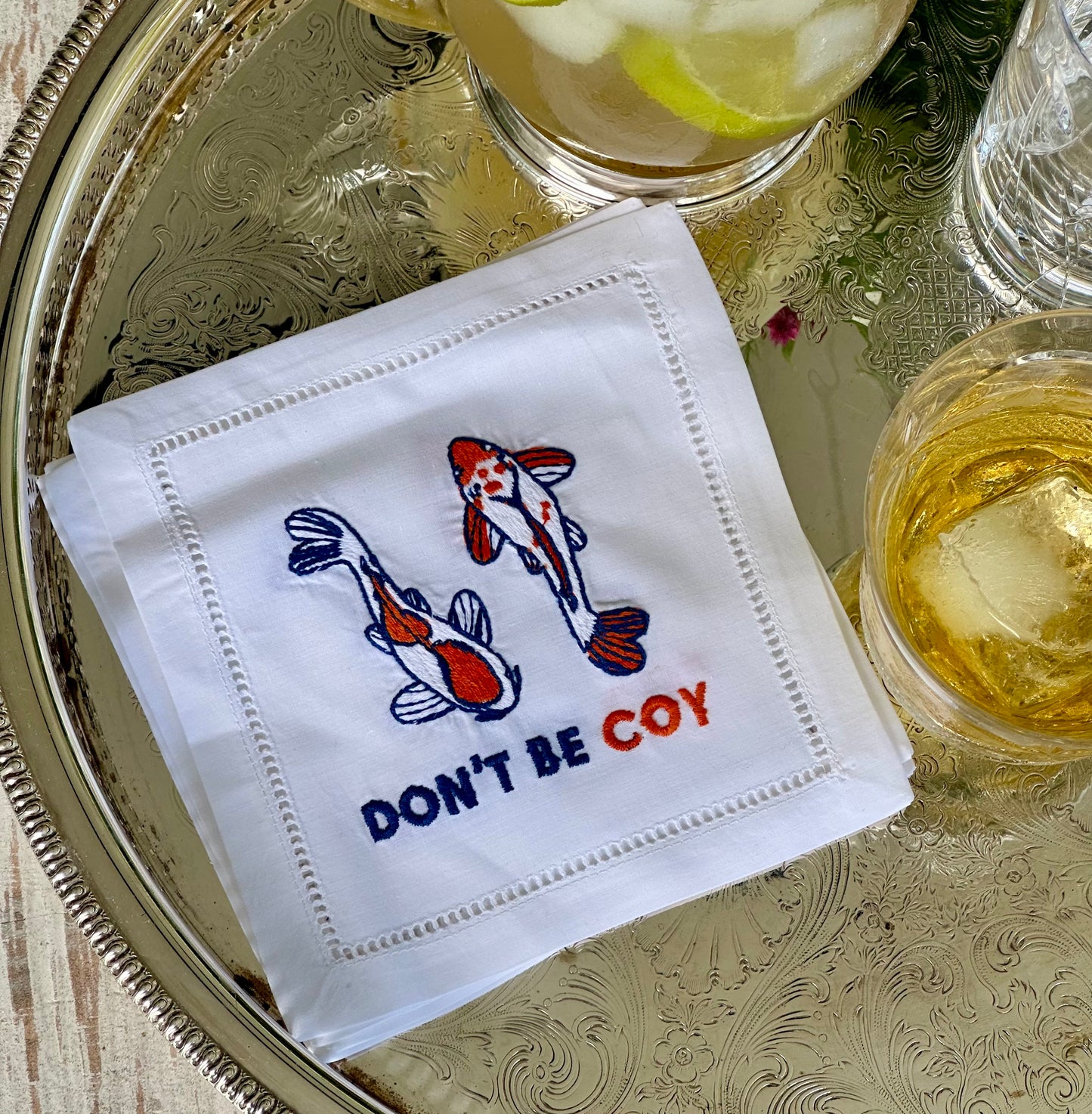 Don't Be Coy Cocktail Napkins