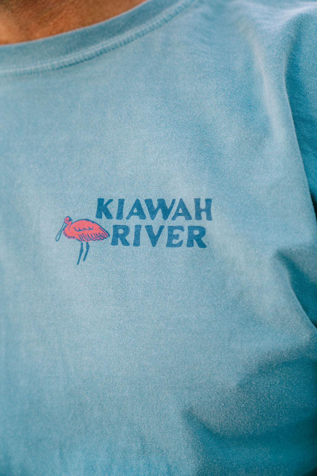 Free as a Bird Long Sleeve T-Shirt - Denim