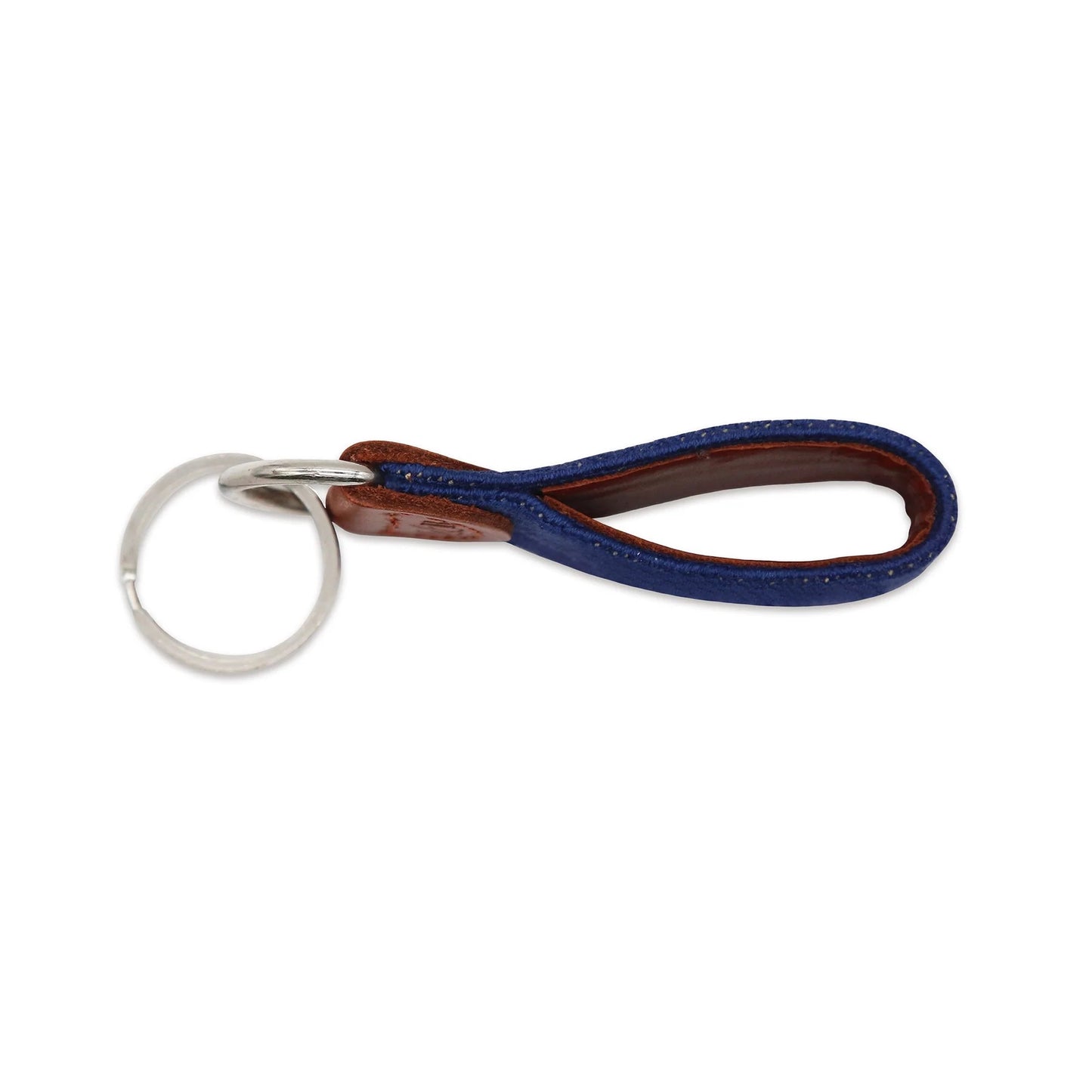 Red Fish Key Fob - Navy