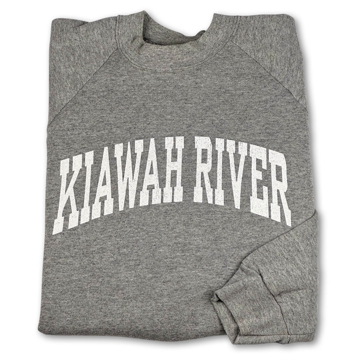Medium Grey - Vintage Kiawah River Varsity Sweatshirt