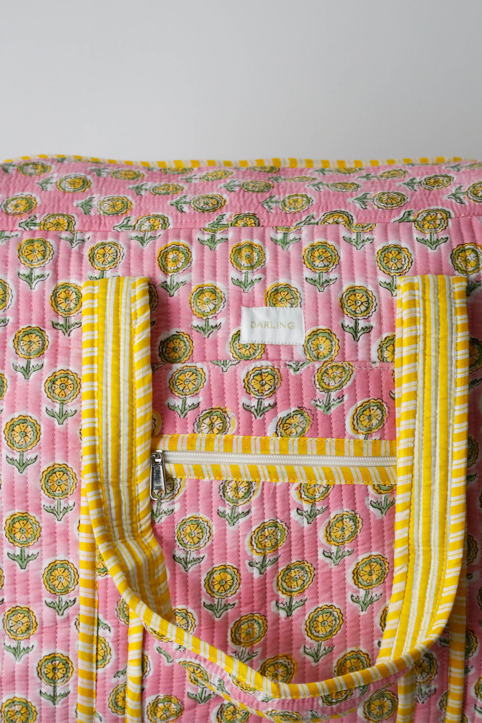 Weekender Bag in Pink Lemonade