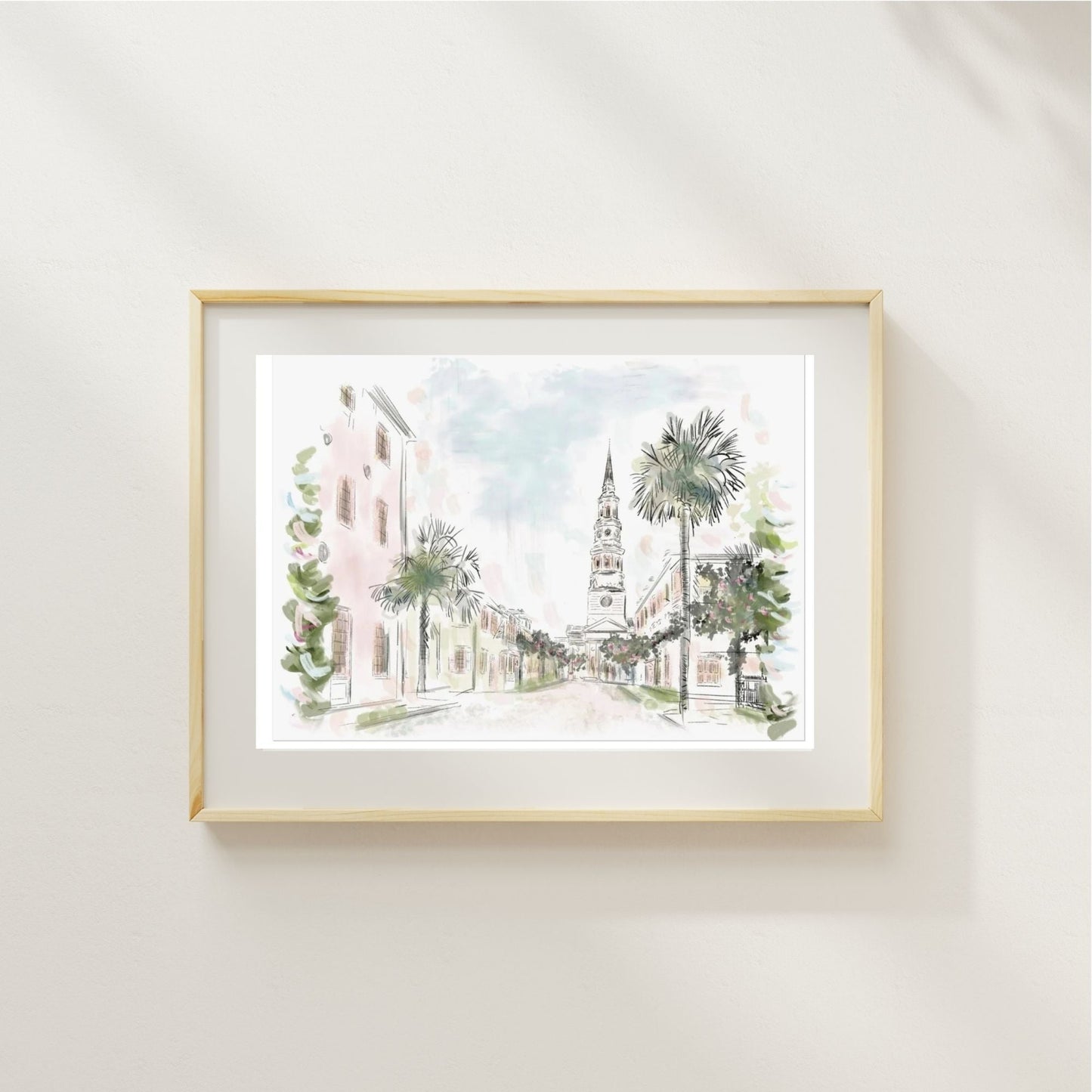 CHURCH ST. - Art Print