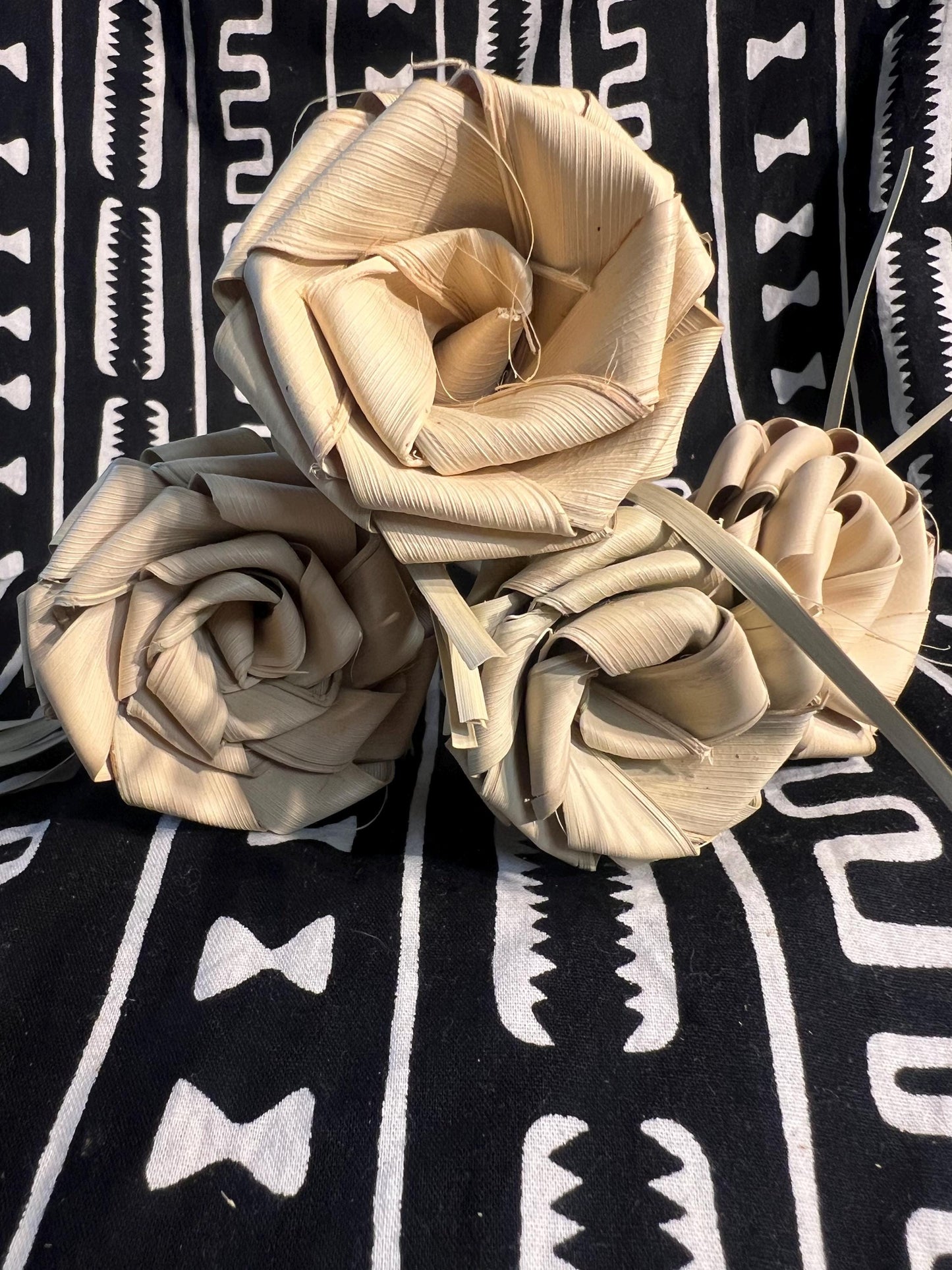 Dried Palmetto Roses (4) Charleston Roses Sweetgrass Roses Forever Roses