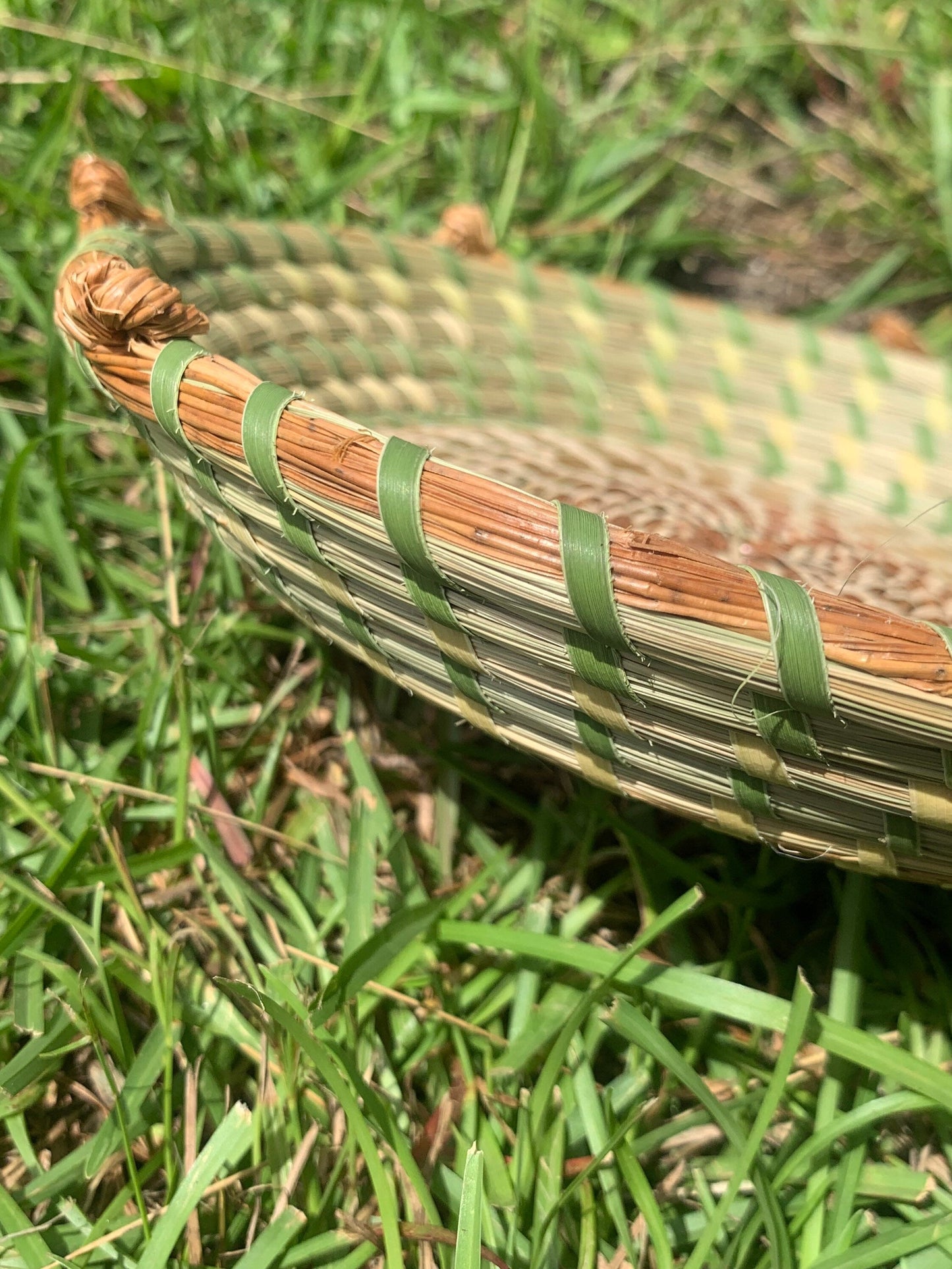 Gullah Love Sweetgrass Hand woven Basket made in Charleston South Carolina with love knots Wedding gift lowcountry housewarming hostess gift