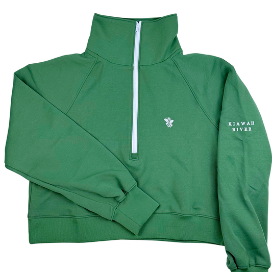 Nora Quarter Zip - Boxwood