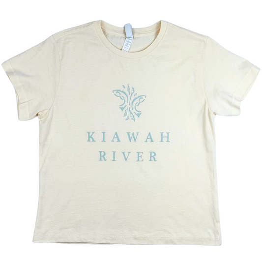 Kiawah River Classics Women's High Waisted T-Shirt - Antique White