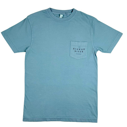 Kiawah River Classics Men's Pocket T-Shirt - Dusty Teal