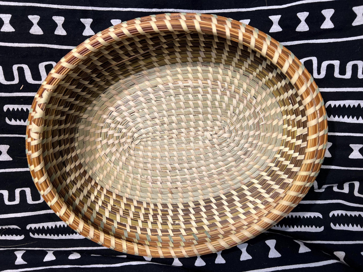 Oval Gullah Bread Basket bowl shaped made in Charleston South Carolina Southern Lowcountry Living Essential