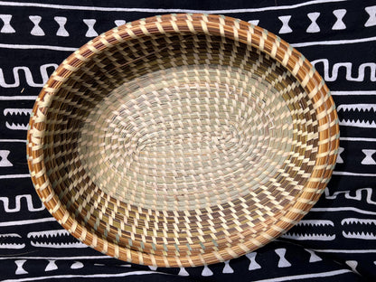 Oval Gullah Bread Basket bowl shaped made in Charleston South Carolina Southern Lowcountry Living Essential