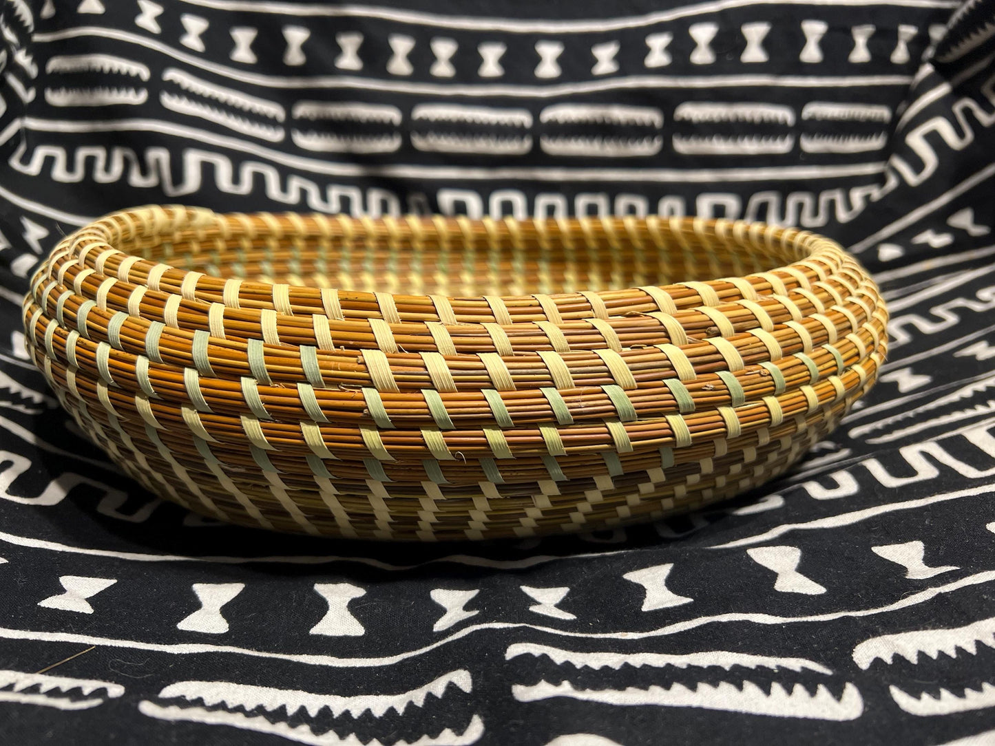 Oval Gullah Bread Basket bowl shaped made in Charleston South Carolina Southern Lowcountry Living Essential