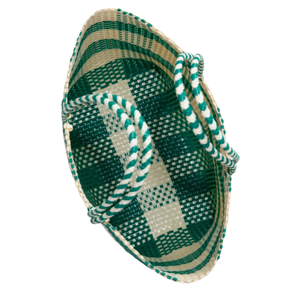 Woven Tote Bag - Green