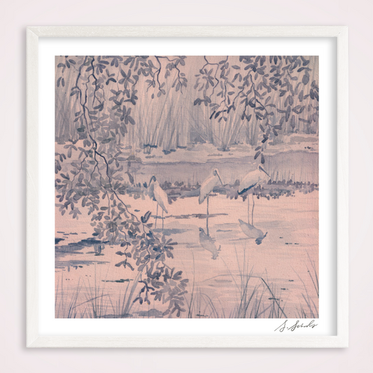 "Wood Storks" Print 