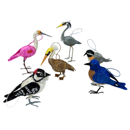 Handwoven Bird Ornament | Peruvian Amazon Artisan
