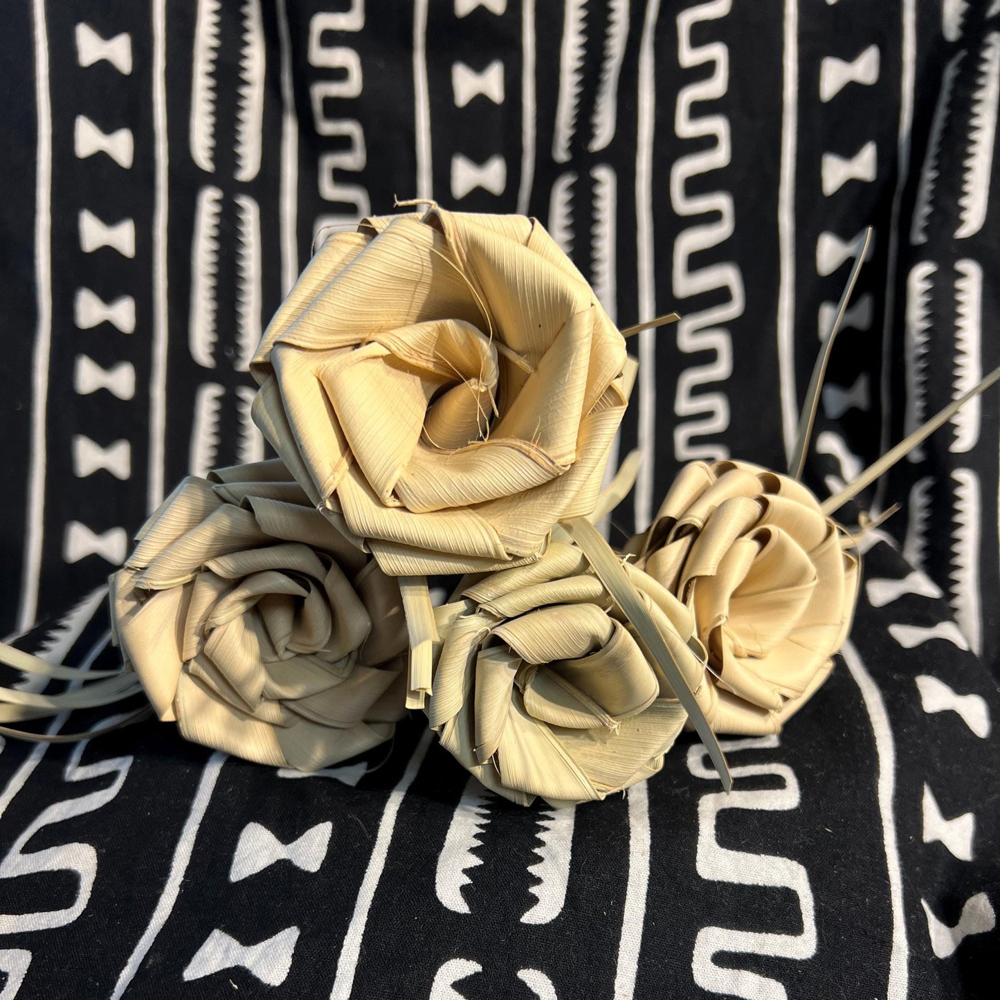 Dried Palmetto Roses (4) Charleston Roses Sweetgrass Roses Forever Roses