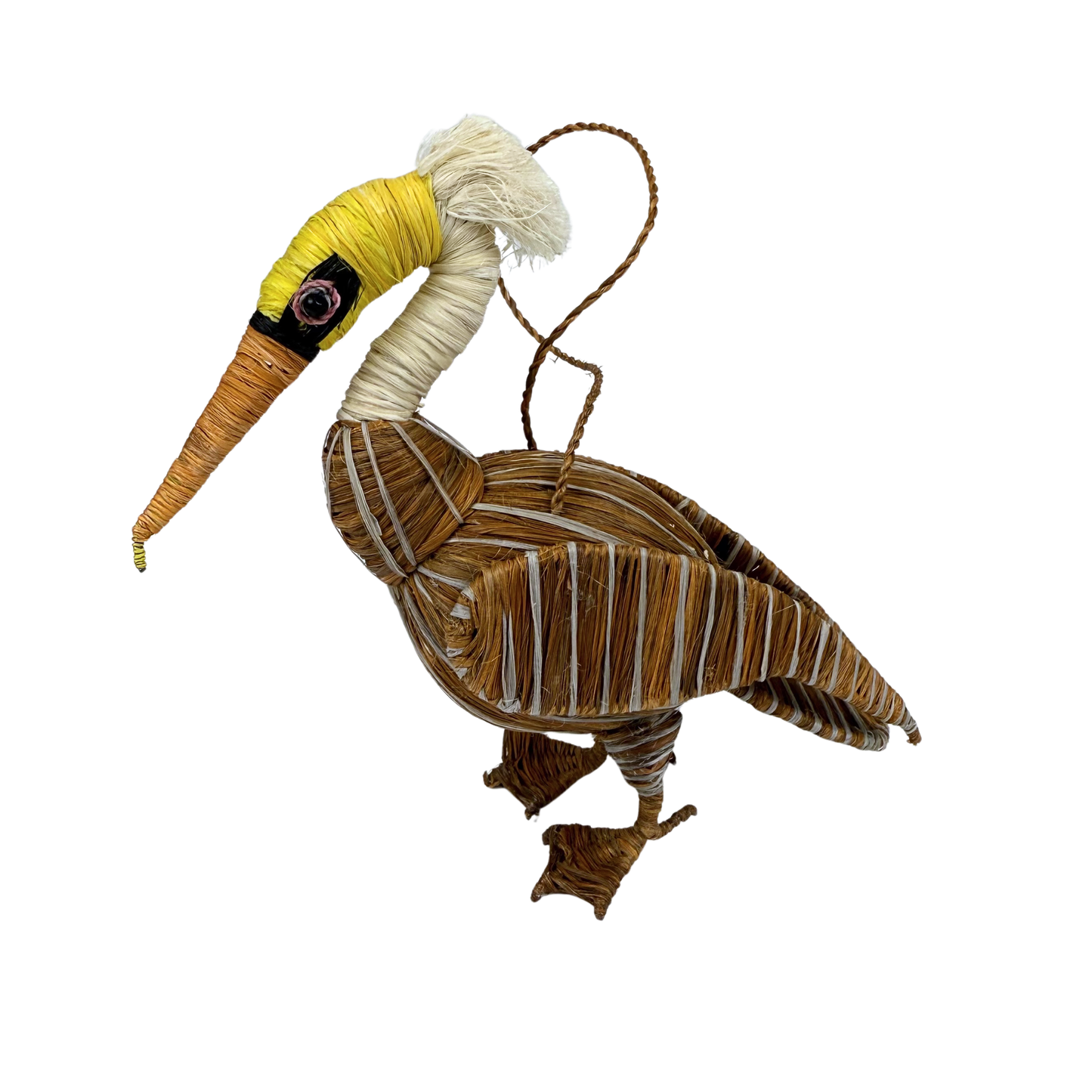 Handwoven Bird Ornament | Peruvian Amazon Artisan
