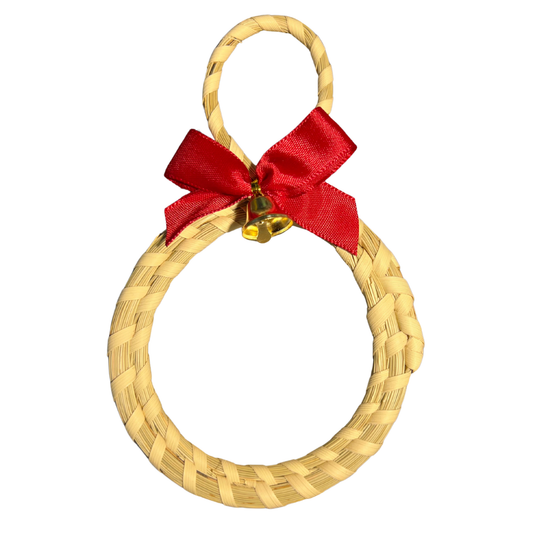 Christmas/Holiday ornaments made with Sweetgrass and Palmetto