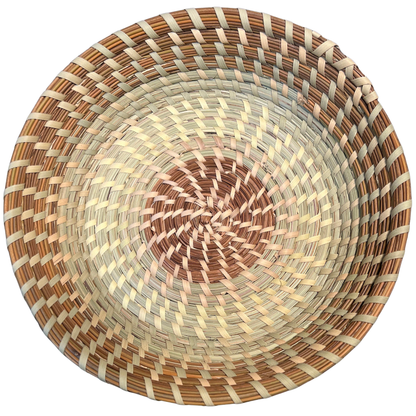 Gullah Catch All Sweetgrass and Bulrush Hand woven Basket sewn in Charleston, South Carolina