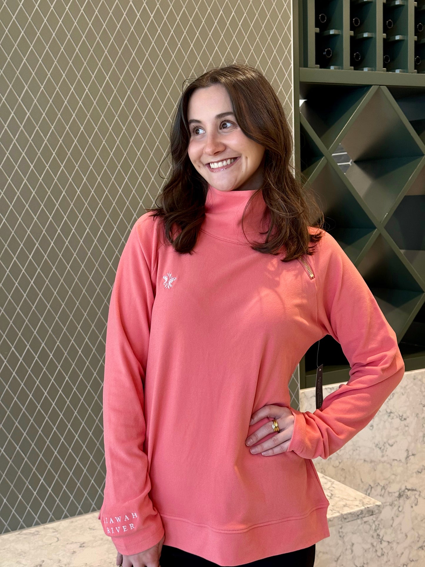 Bowen Pullover - Rosy Pink