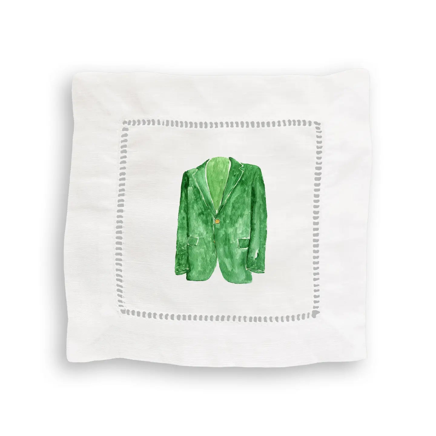 Masters Golf Tournament Augusta Mixed Linen Cocktail Napkin Set