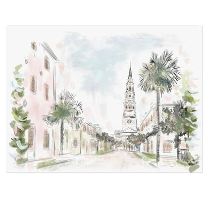 CHURCH ST. - Art Print