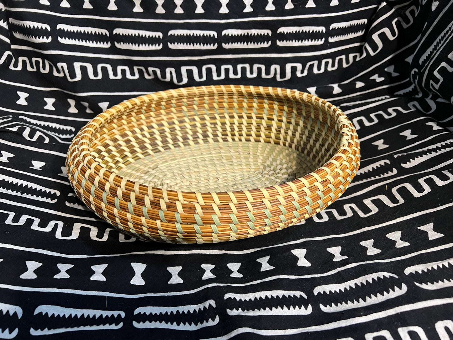 Oval Gullah Bread Basket bowl shaped made in Charleston South Carolina Southern Lowcountry Living Essential
