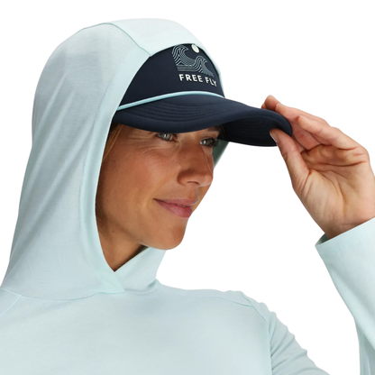 Women’s Free Fly Hoodie – Tropic Sea