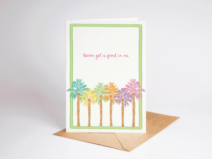You've Got A Frond in Me Beach Coastal Greeting Card