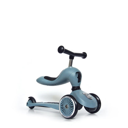 Highwaykick 1 Scooter and Ride On Toy Steel