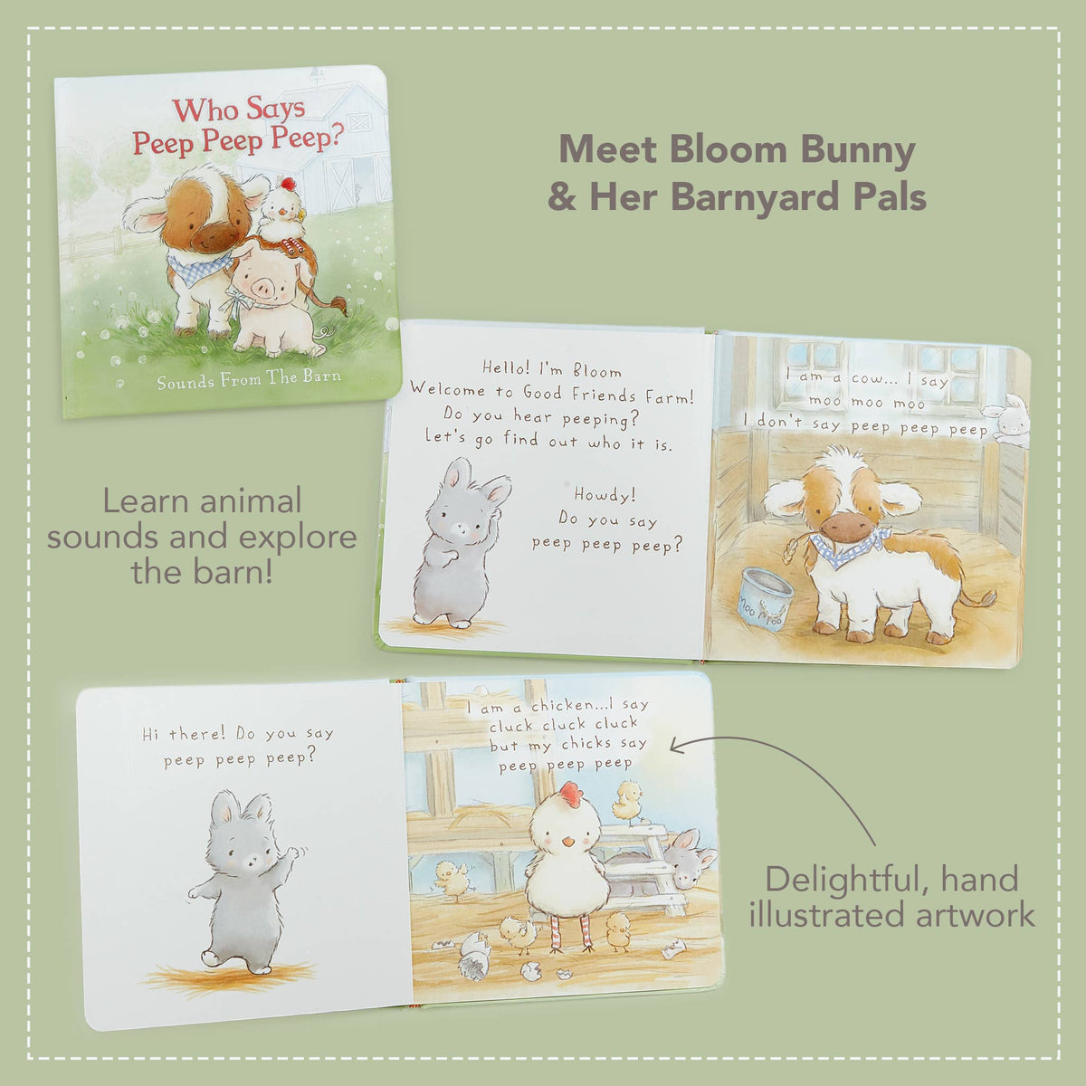 Who Says Peep Peep Board Book