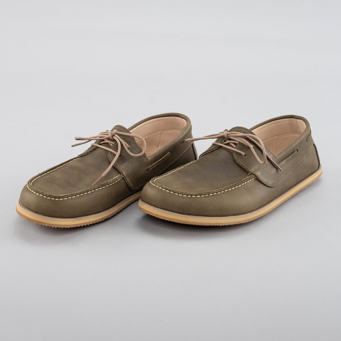 Men's Green Boat Shoes