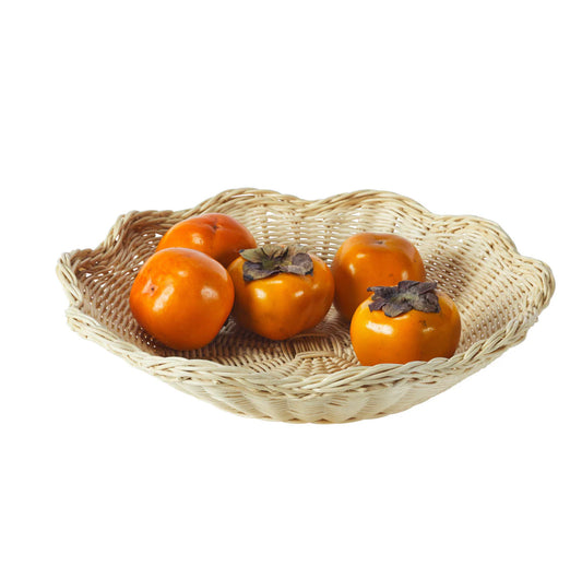 Wavy Wicker Tray