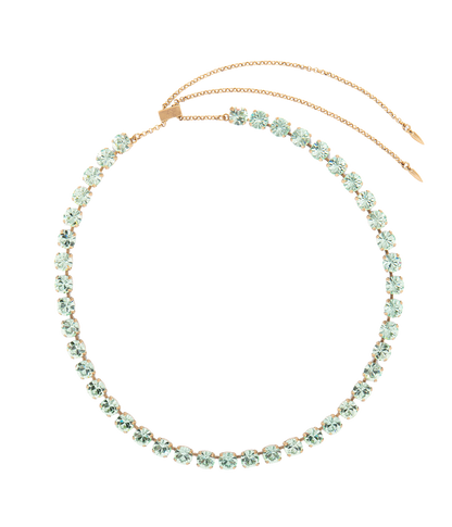 Arista Slider Necklace in Chrysolite