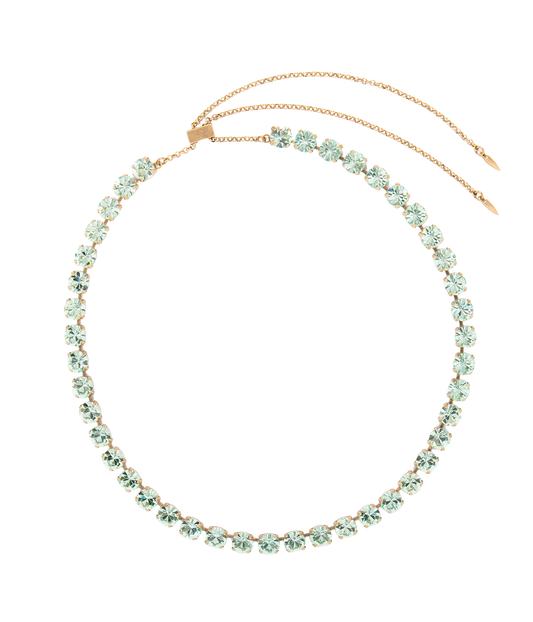 Arista Slider Necklace in Chrysolite
