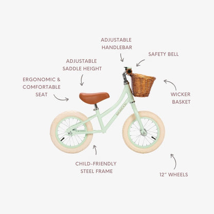Balance bike - Pale Mint